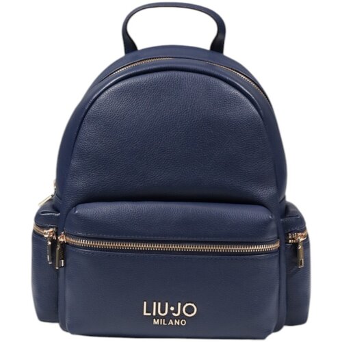 Liu Jo Nahrbtniki ECS M BACKPACK AA5136E0033 Modra Slike