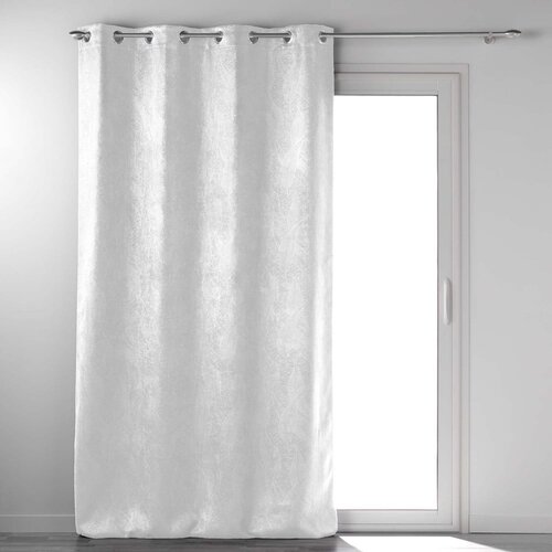 Douceur d intérieur Bela žametna zavesa zatemnitvena 135x280 cm Melodie – Cene