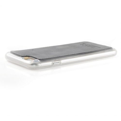 Surazo Onasi silikonski ovitek iPhone 8 - usnjen - siv Slike