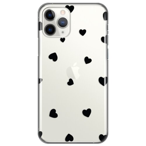 maska silikonska print skin za iphone 11 pro 5.8 hearts Slike
