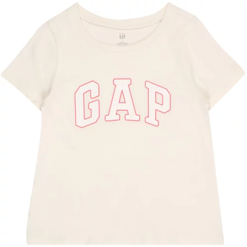 GAP Majica roza / bijela / prljavo bijela