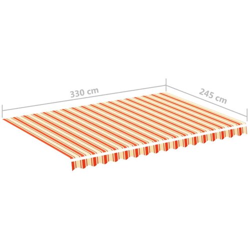  Zamjenska tkanina za tendu žuto-narančasta 3 5 x 2 5 m Slike