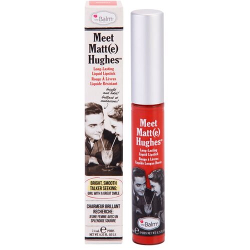 TheBalm Meet Matt(e) Hughes Long Lasting Liquid Lipstick dugotrajni tekući ruž za usne nijansa Honest 7.4 ml Slike