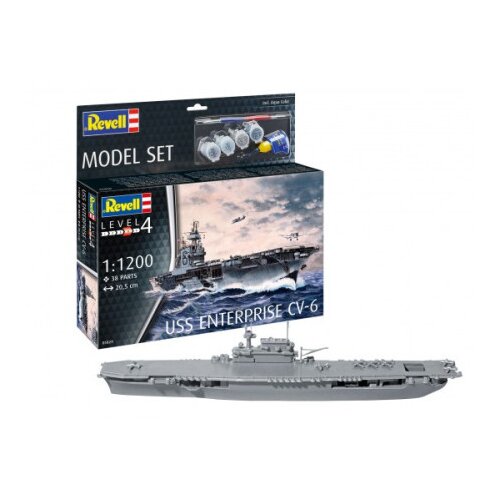 Revell model set uss enterprise cv-6 ( RV65824 ) Slike