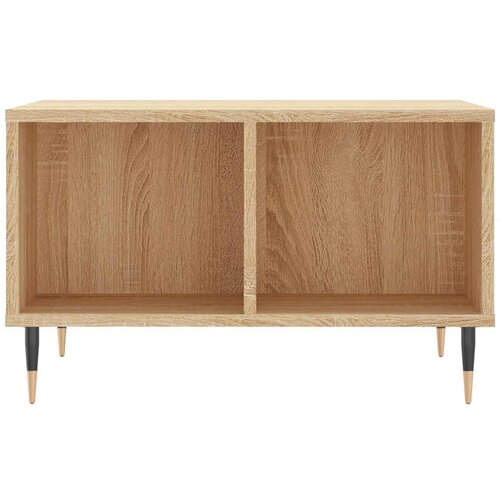  Stolić za kavu boja hrasta 60 x 50 x 36,5 cm konstruirano drvo Smeđa Slike