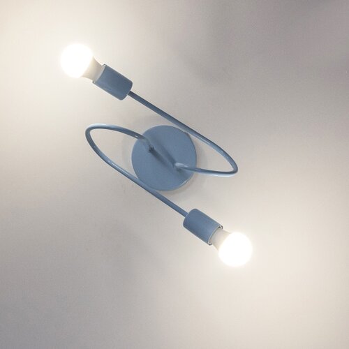  plafonski luster oxford 2xE27/15W/230V plava Slike