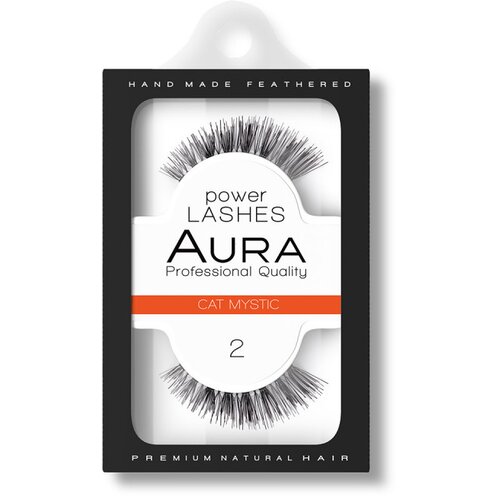 Aura Ve&amp;scaron;tačke trepavice Power Lashes 02 Cat Mystic Slike