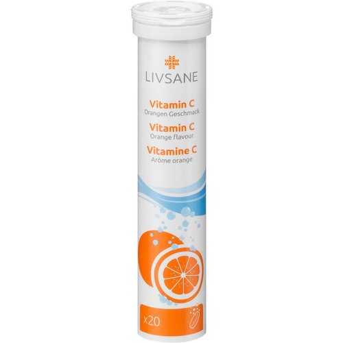 LIVSANE vitamin c sa ukusom narandže, šumeće tablete Cene