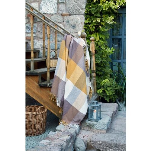 Dekordom ćebe SCOTCH BLANKET 130x170 - SKC22231B - Plaid Yellow Cene