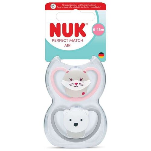 Nuk duda varalica - silikon Perfect Match Air 6-18 m, 2 kom sort. Cijene