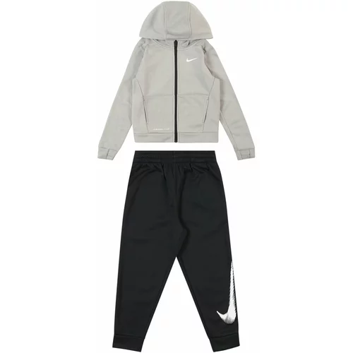 Nike Sportswear Trenirka za tek pegasto siva / črna / bela