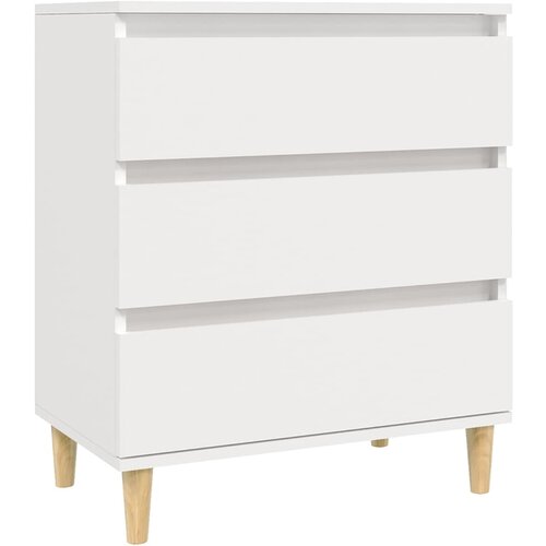 Maison Chic Komoda - Predalnik bela 60x35x70 cm inženirski les, (21716183) Cene