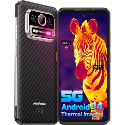 Ulefone Armor 25T Pro 5G 12/256GB, črna pametni robustni telefon Wärmebildkamera Android 14, 6300mAh 120Hz, (21572559) Cene