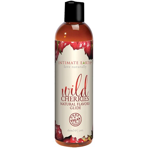 Intimate Earth Lubrikant z okusom - Natural Flavors Wild Cherries 60 ml Slike