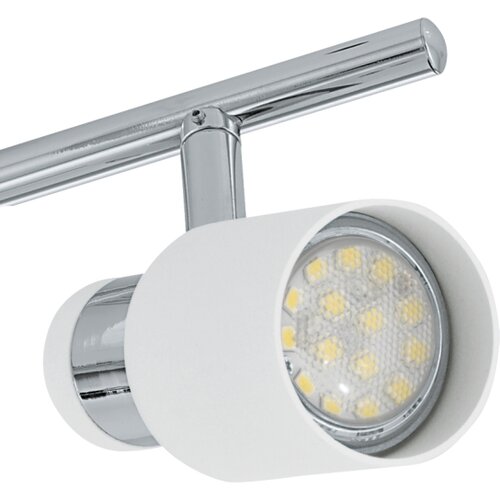 Eglo davida spot/4, led, gu10, 4x5w, 4x400lm, hrom/bela 9KDN9Q3 Slike