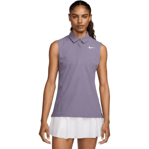 Nike Dri-Fit ADV Tour Womens Sleevless Polo Daybreak/White M