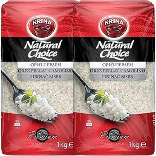 KRINA NATURAL CHOICE Pirinač Biserni, 1kg, 2 komada Cene