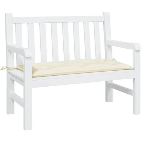 VidaXL Blazina za vrtno klop krem 100x50x7 cm oxford tkanina Slike