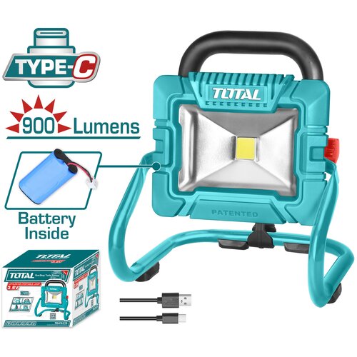 TOTAL TOOLS Akumulatorski prenosni reflektor, 900lm/4V/1,5Ah/Type-C (TRLF4415), (20849184) Cene