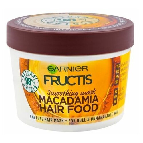 Garnier Fructis maska hair food macadamia 390ml Slike