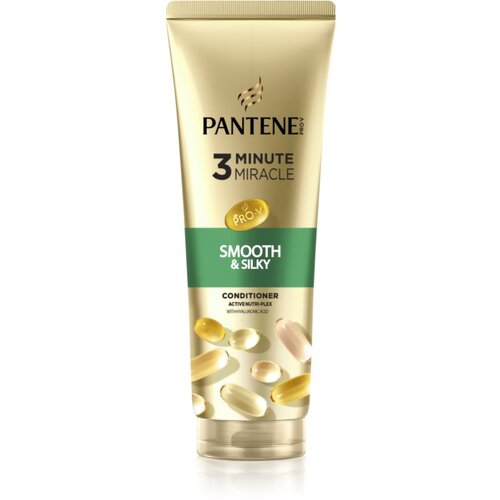 Pantene 3 Minute Miracle Smooth&amp;amp;Silky globinski triminutni balzam za po&amp;scaron;kodovane lase 220 ml Slike