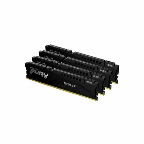 Kingston Fury Beast 128GB (4x32) 5200MT/s DDR5 CL40 XMP KF552C40BBK4-128 ram pomnilnik Slike