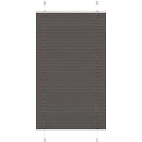 vidaXL Plisirana roleta crna 80x100 cm širina tkanine 79,4 cm Cene