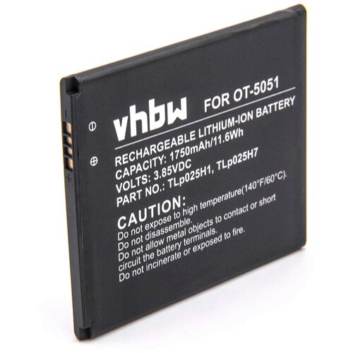 VHBW Baterija za Alcatel One Touch Pop 4 / OT-5051, 1750 mAh Cijene
