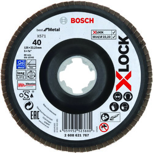 Bosch X571 Best for Metal X-LOCK lamelne brusne ploče, verzija pod uglom 2608621767 Cene