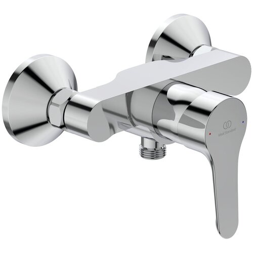 Ideal Standard Stenska armatura za tuš v sijajno srebrni barvi Alpha – Cene