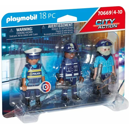 Playmobil Figure Policajev Set 70669 - Police, (20393283)