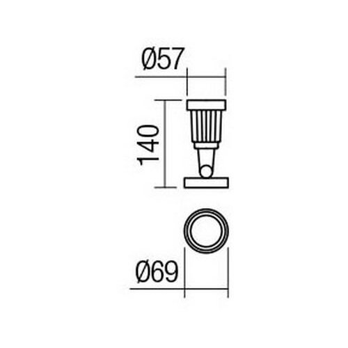  Redo 9997 - Spolja&amp;scaron;nja LED svetiljka TIM LED/5W/230V IP65 Slike