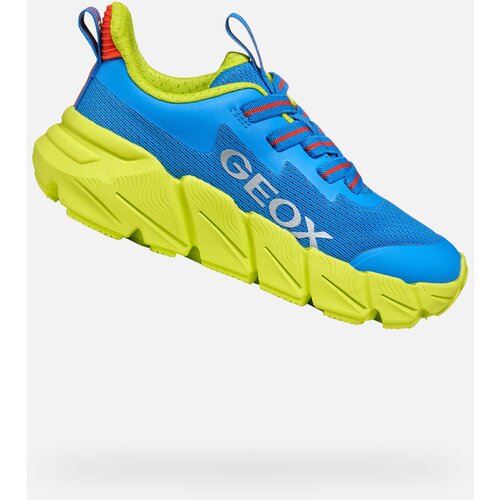 Geox Blue Boys' Flexyper Fast Sneakers - Boys Cene