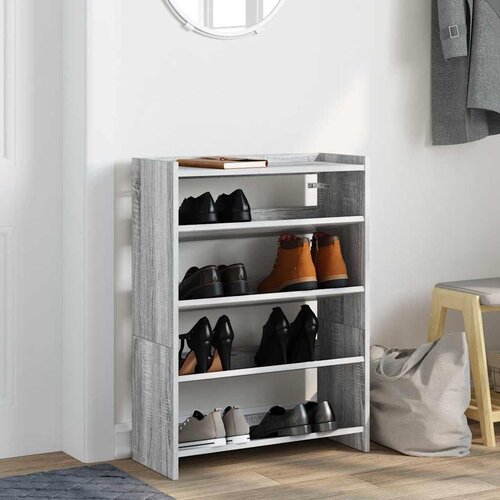  Stalak za cipele boja hrasta 60x25x81 cm konstruirano drvo Slike