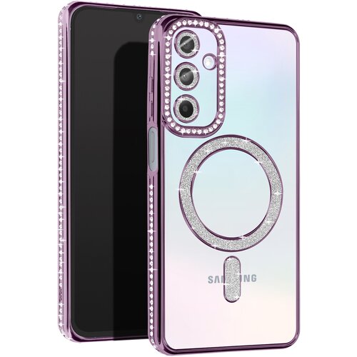 Avizar Diamantno ohišje za Samsung Galaxy A15 MagSafe Contour Strass, Vijolična, (5000012100) Cene