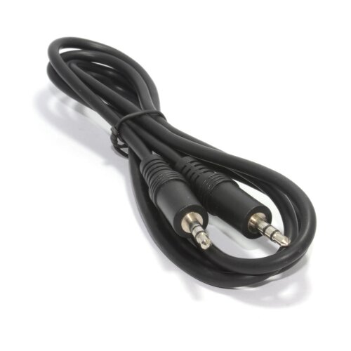 X Wave AUX audio kabl 3,5 mm na 3,5 mm, 1,2 m, crni Slike