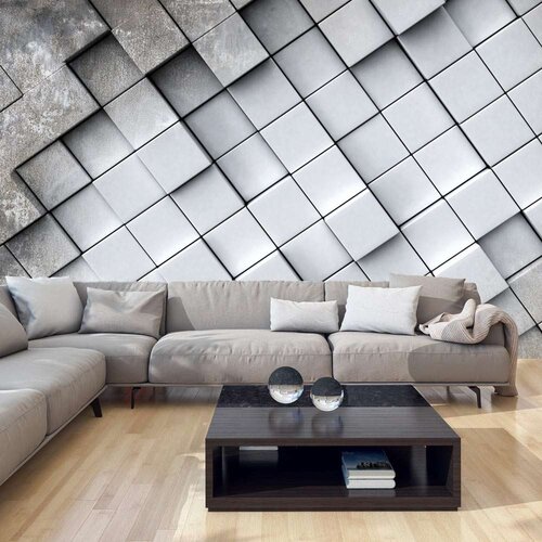  Tapeta - Gray background 3D 100x70 Slike