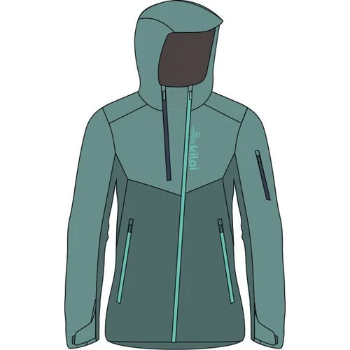 Kilpi Women's outdoor jacket KILPI METRIX-W dark green