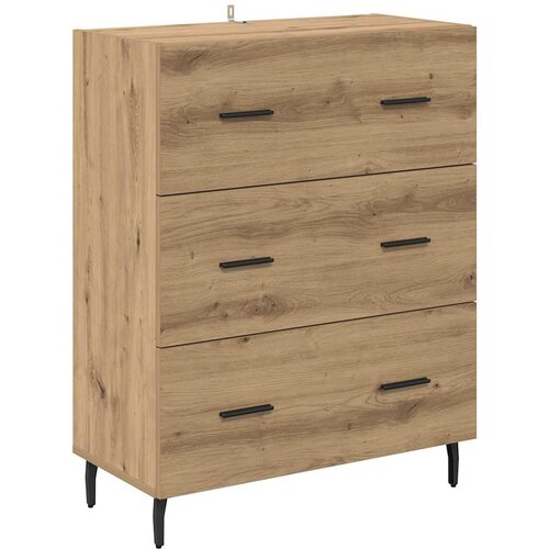 Highboard 2 kom. Umjetnički hrast 69,5 x 34 x 180 cm Slike