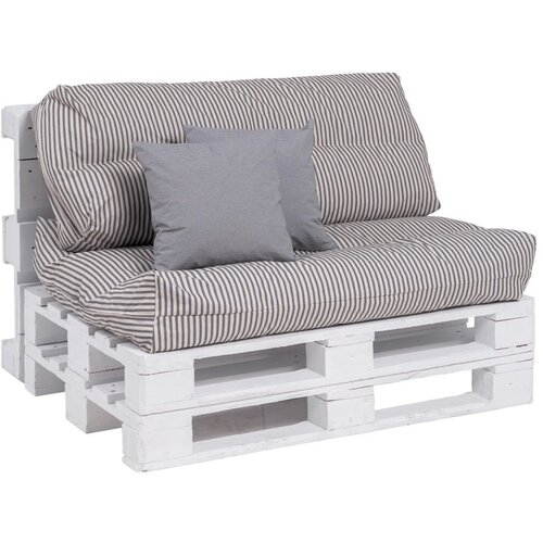 Ixia Sivo-bež vrtne sedežne blazine v kompletu 4 ks za palete 80x112 cm – Cene