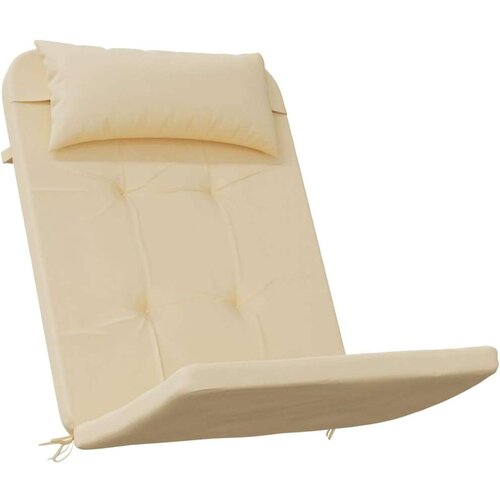 VidaXL Jastuci za stolicu Adirondack 2 kom bež od tkanine Oxford Slike