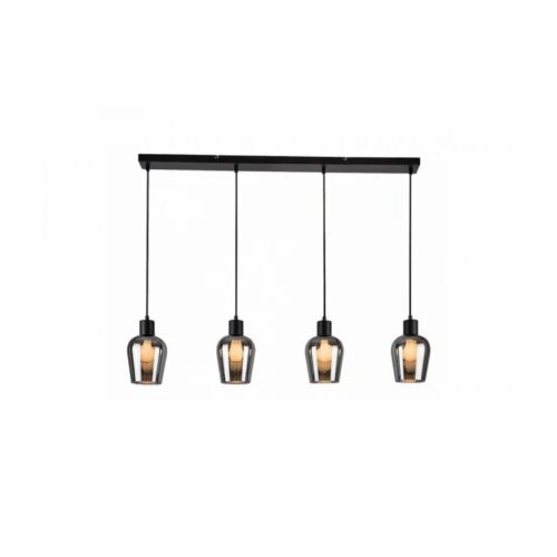 Rabalux Visilica Florian E27 4x MAX 40W mat crno (72271) Cene