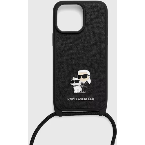 Karl Lagerfeld Etui za telefon iPhone 14 Pro Max 6.7 črna barva
