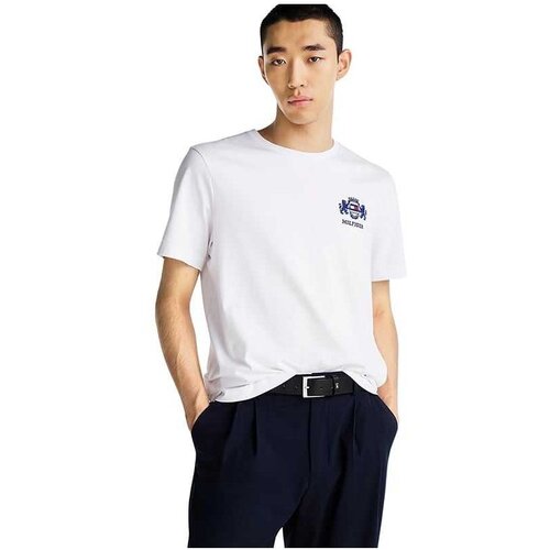 Tommy Hilfiger bela muška majica THMW0MW38076-YBR Cene