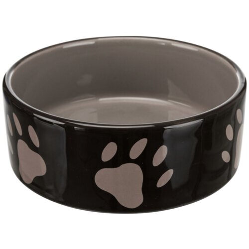 Trixie keramička činija za mačke i pse 300ml crna Slike