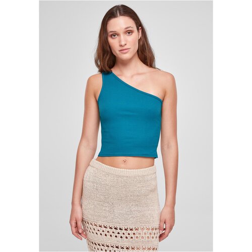 UC Curvy Ladies Cropped Asymmetric Top watergreen Slike