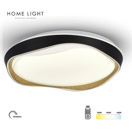 Solea 108 plafonska svetiljka 24/48W cct crna/drvo dim Cene