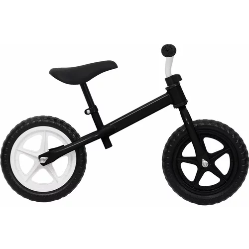  Bicikl za ravnotežu s kotačima od 12 inča crni