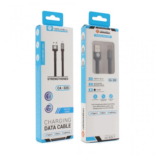 Teracell Data kabl Evolution iPhone lightning crni 1m Cene