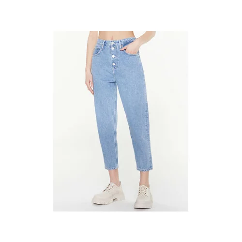 Tommy Jeans Jeans hlače DW0DW14809 Modra Mom Fit